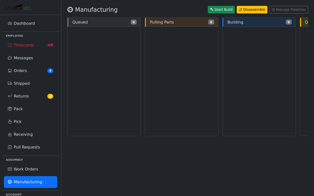 Manufacturing Kanban